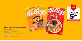 Jumbo Kellogg's ontbijtgranen aanbieding