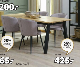 Jysk Royal Oak Skovlunde Tafel aanbieding