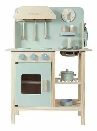 Dreamland Little Dutch Houten meegroeikeukentje Mint aanbieding