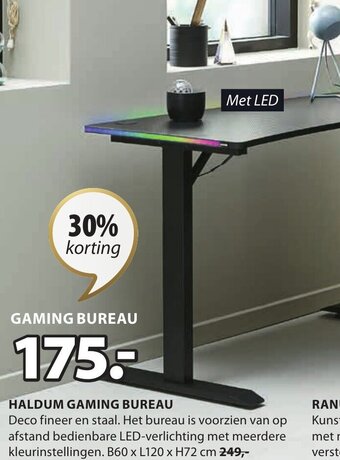 Jysk Haldum gaming bureau aanbieding