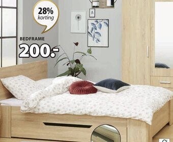 Jysk Hald bedframe aanbieding