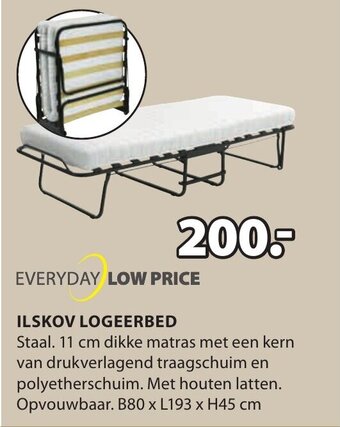 Jysk Ilskov logeerbed aanbieding