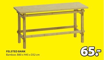 Jysk Felsted bank aanbieding