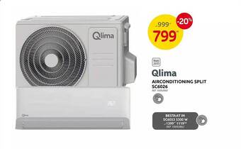 Brico Qlima airconditioning split sc6026 aanbieding