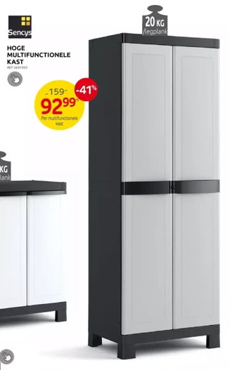Brico Hoge multifunctionele kast aanbieding