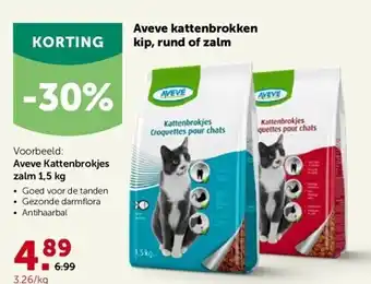 Veve kattenbrokjes zalm 1,5 kg