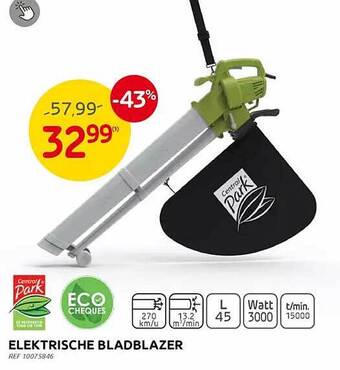 Brico Elektrische bladblazer aanbieding