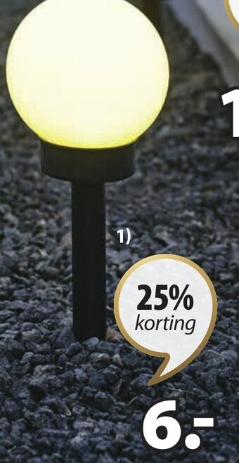 Jysk Sol solarlamp aanbieding