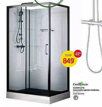 Brico Exellence complete douchecabine marina aanbieding
