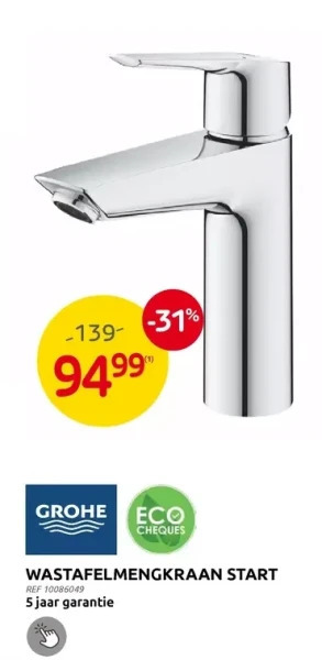 Brico Wastafelmengkraan start aanbieding