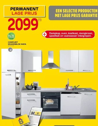 Brico Compleet keukenblok maya aanbieding