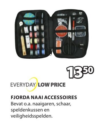 Jysk Fjorda naai accessoires aanbieding