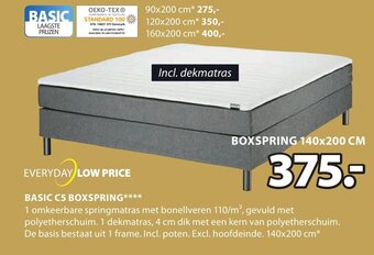Jysk Basic C5 boxspring aanbieding