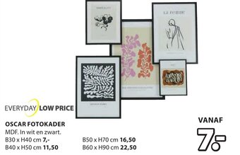 Jysk Oscar fotokader aanbieding