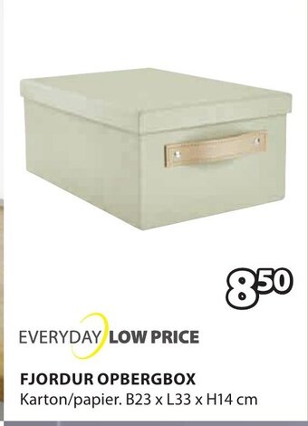 Jysk Fjordur opbergbox aanbieding