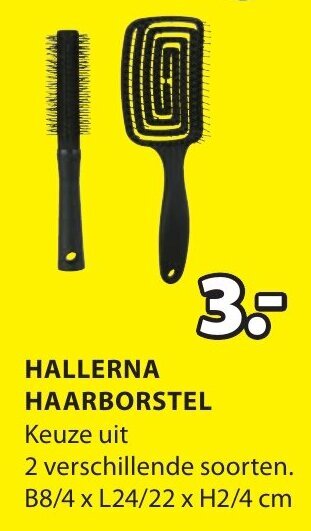 Jysk Hallerna haarborstel aanbieding