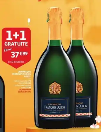 Auchan Champagne Francois Dubois brut 12% aanbieding