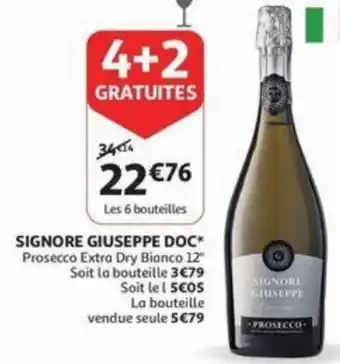 Auchan Signore Giuseppe Doc 12% aanbieding