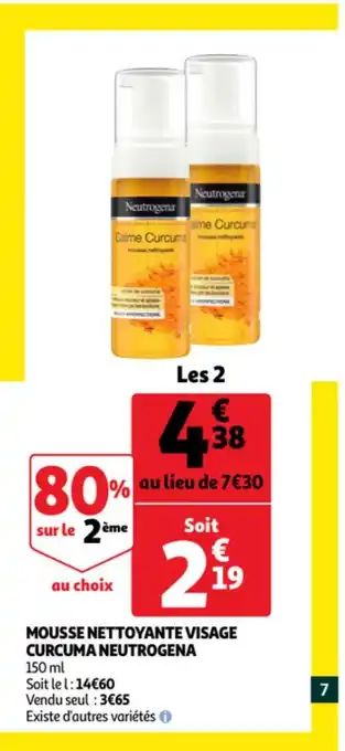 Mousse Nettoyante Visage Curcuma Neutrogena 150ml