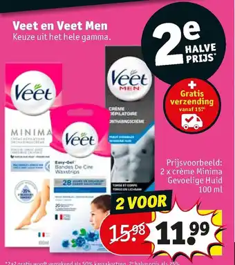 Kruidvat Veet en Veet Men 100 ml aanbieding