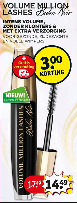 Kruidvat Intens Volume, Zonder Klonters & Met Extra Verzorging aanbieding