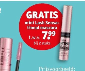 Kruidvat Mini Lash Sensational Mascara aanbieding