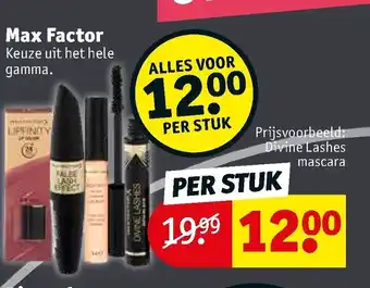 Kruidvat Max Factor Prijsvoorbeeld: Divine Lashes Mascara aanbieding