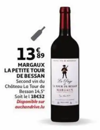 Margaux la petite tour de bessan 14,5%