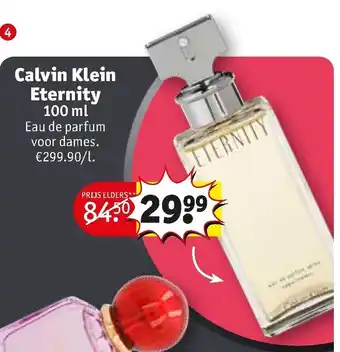 Kruidvat Calvin Klein Eternity 1 L aanbieding