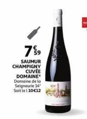 Auchan Saumur champigny cuvee domaine 14% aanbieding