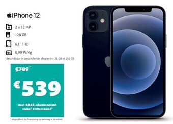 Base Iphone 12 aanbieding