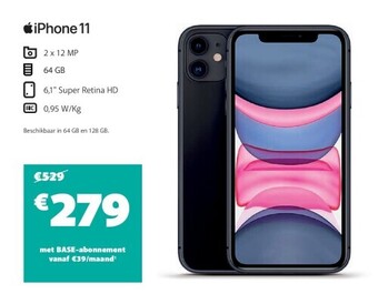 Base Iphone 11 aanbieding