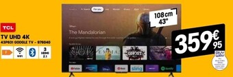 Electro Depot Tcl tv uhd 4k aanbieding