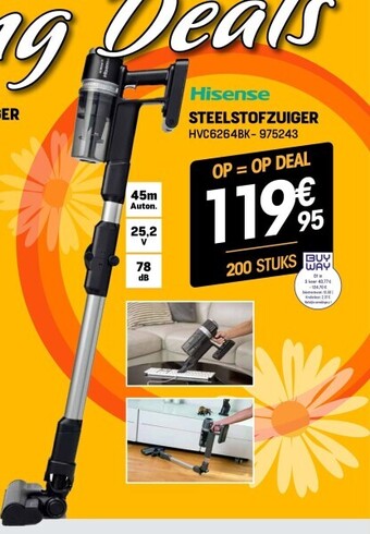 Electro Depot Steelstofzuiger aanbieding