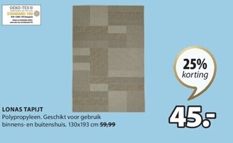 Jysk Lonas tapijt aanbieding