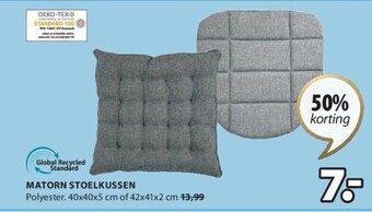 Jysk Matorn stoelkussen aanbieding