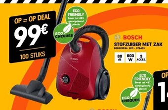 Electro Depot Stofzuiger met zak aanbieding