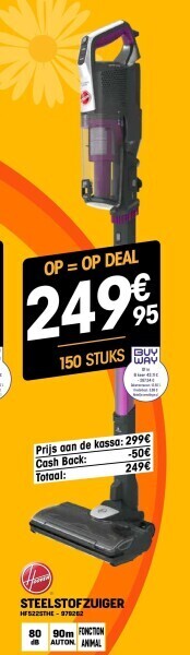 Electro Depot Steelstofzuiger aanbieding