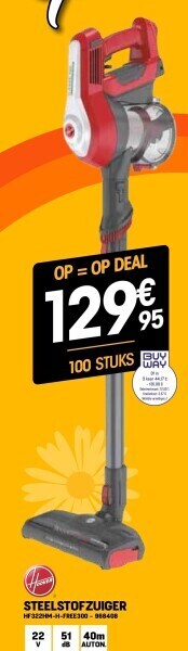 Electro Depot Steelstofzuiger aanbieding