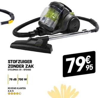 Electro Depot Stofzuiger zonder zak aanbieding
