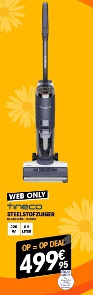 Electro Depot Steelstofzuiger aanbieding