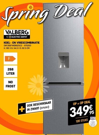 Electro Depot Koel- en vriescombinatie aanbieding