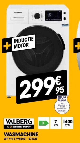 Electro Depot Wasmachine aanbieding