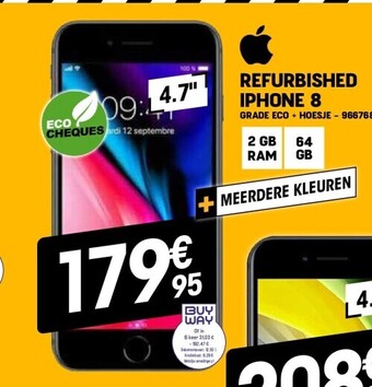 Electro Depot Refurbished iphone 8 aanbieding