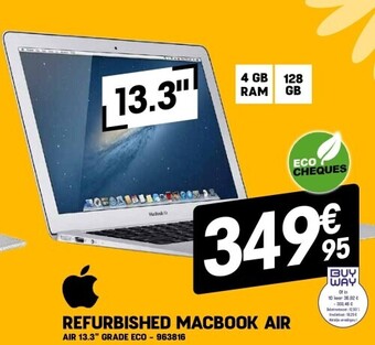 Electro Depot Refurbished macbook air aanbieding