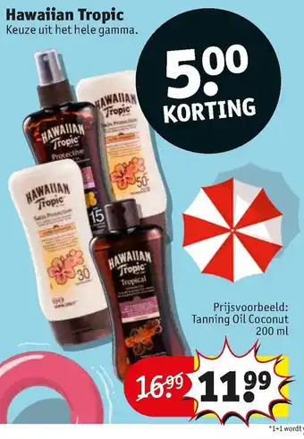 Kruidvat Hawaiian Tropic 200 ml aanbieding
