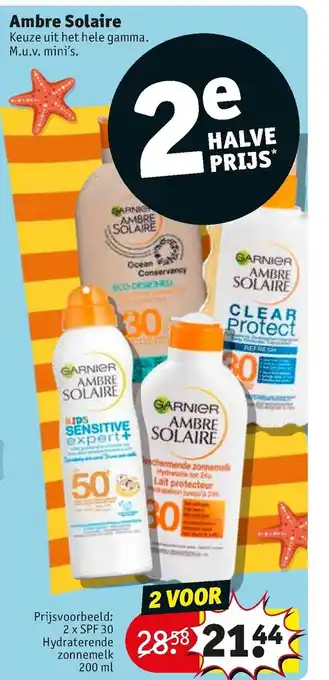 Kruidvat Ambre Solaire 200 ml aanbieding