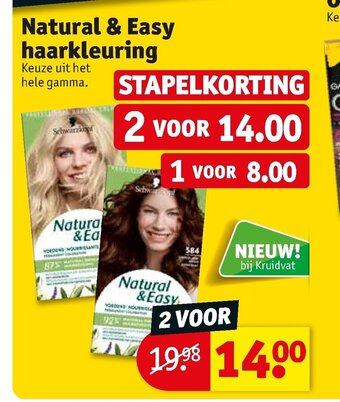 Kruidvat Natural & Easy Haarkleuring aanbieding