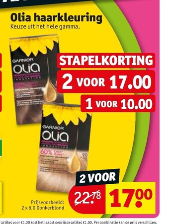 Kruidvat Olia Haarkleuring aanbieding