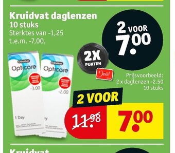Kruidvat Daglenzen 10 stuks aanbieding
